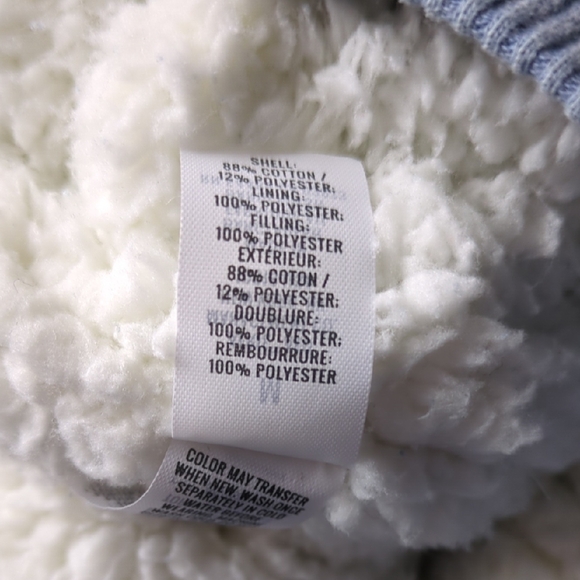 Aerie Sherpa Lined Denim Quilted Jacket - Picture 4 of 5